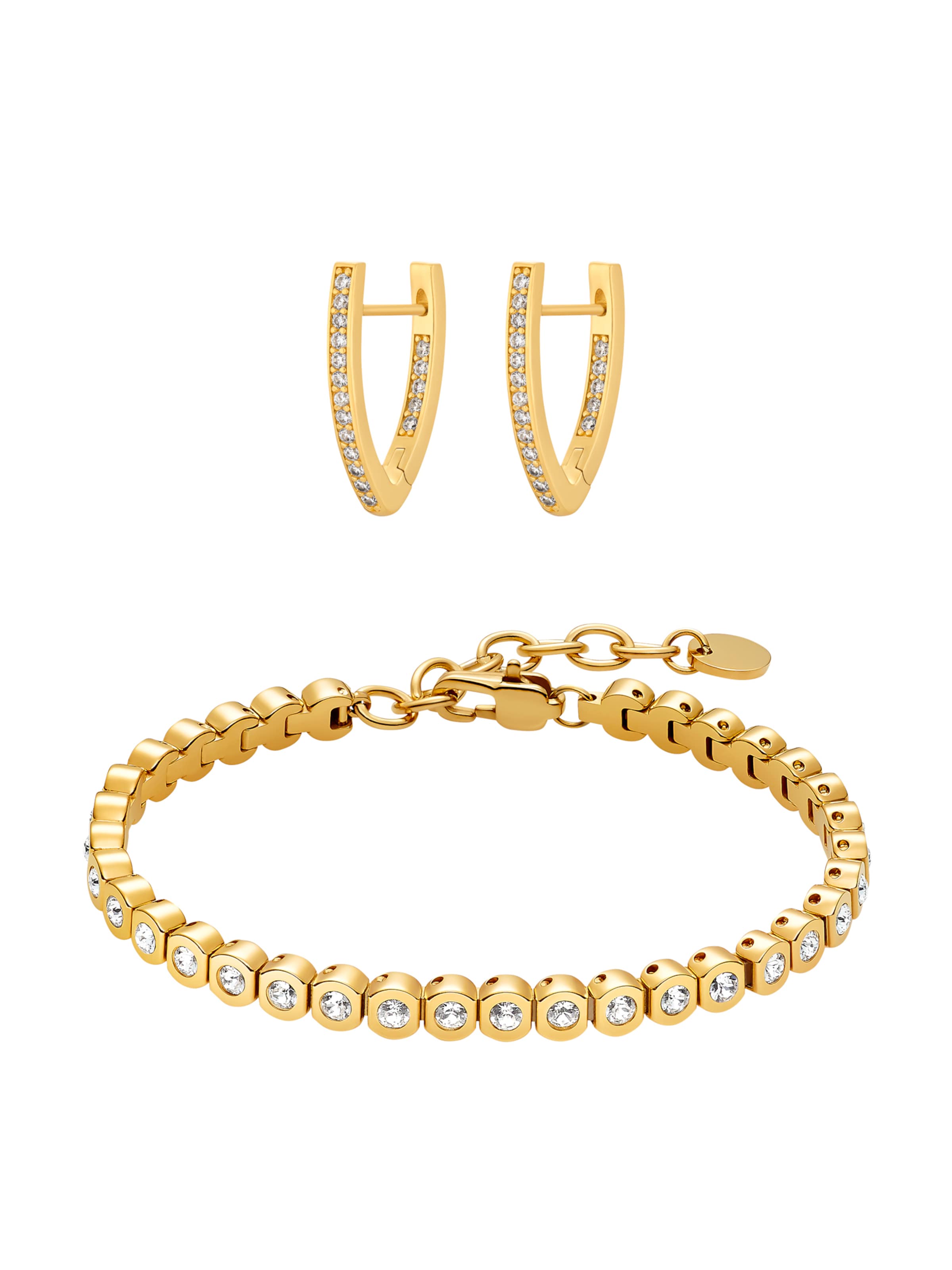 Heideman Sieraden set 'Amilla' in Goud: voorkant