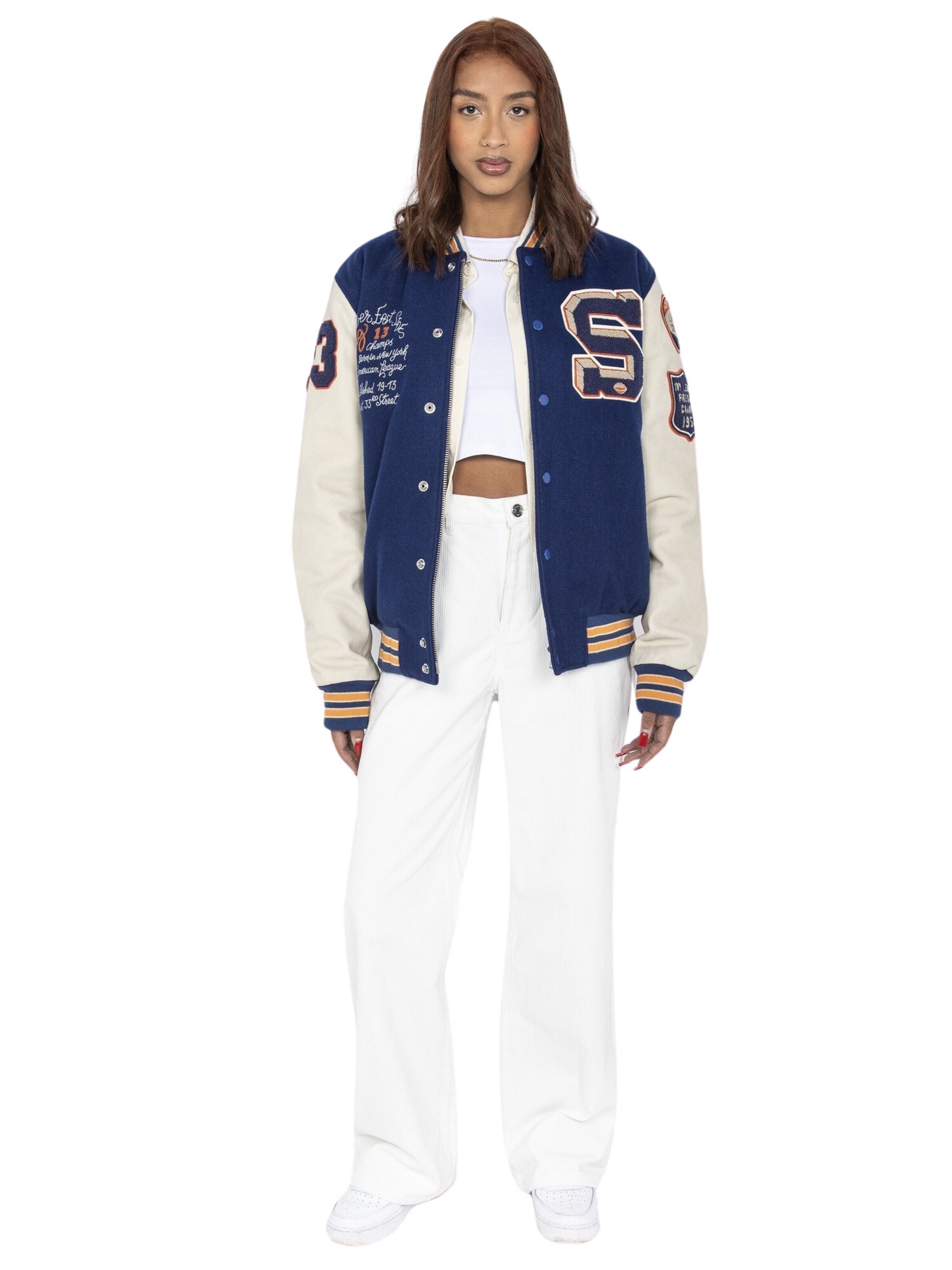 Schott NYC Between-season jacket 'Teddy' in Blue