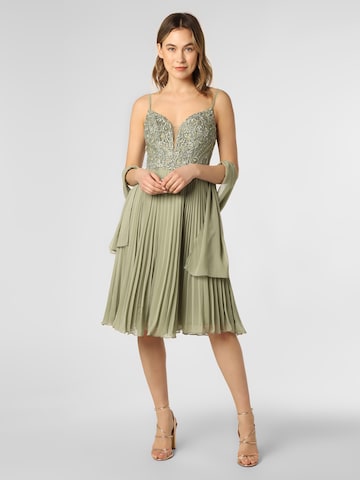 Unique Cocktail Dress in Green: front