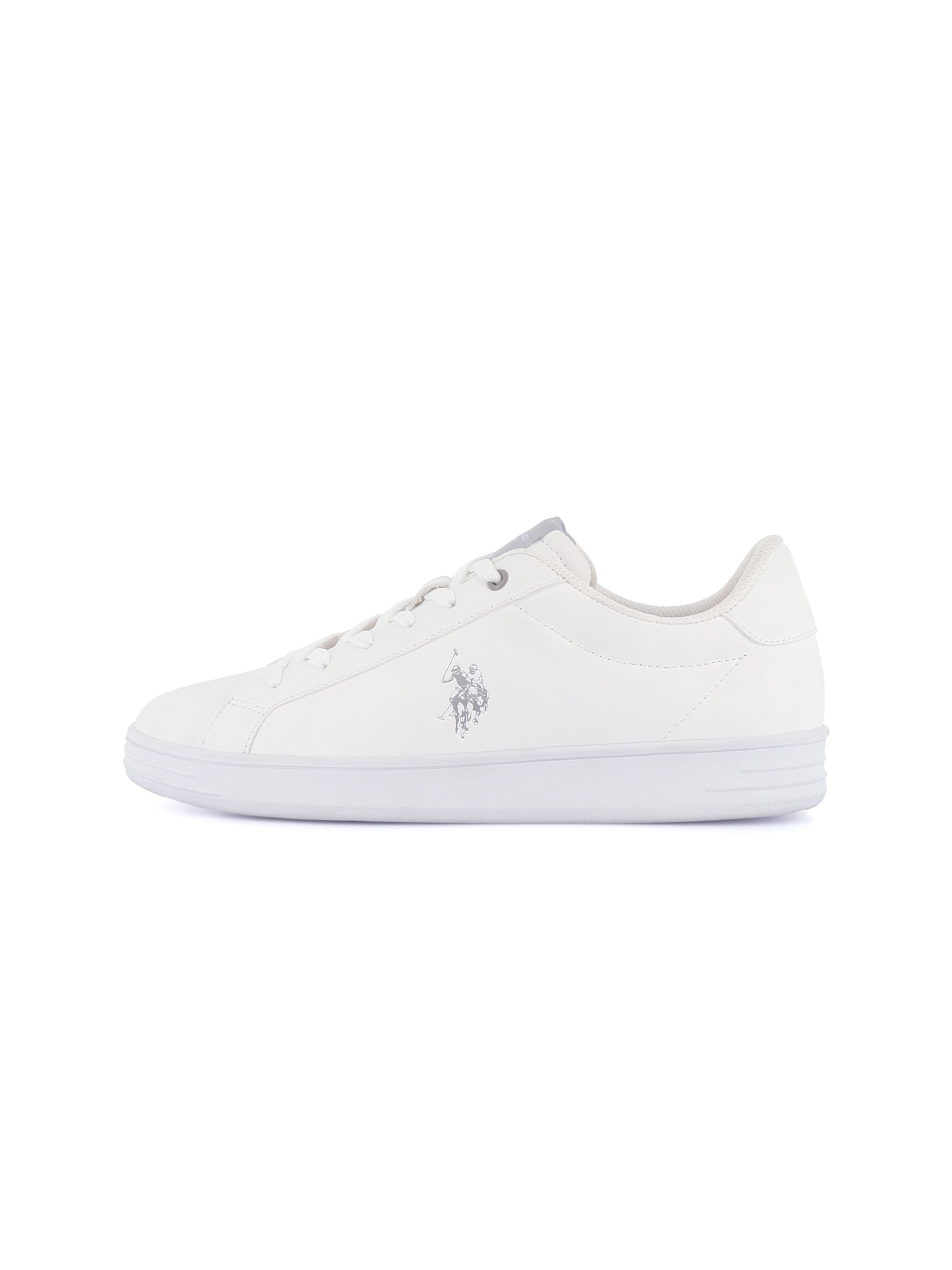 Baskets basses 'Alpha' US POLO ASSN. en blanc : devant