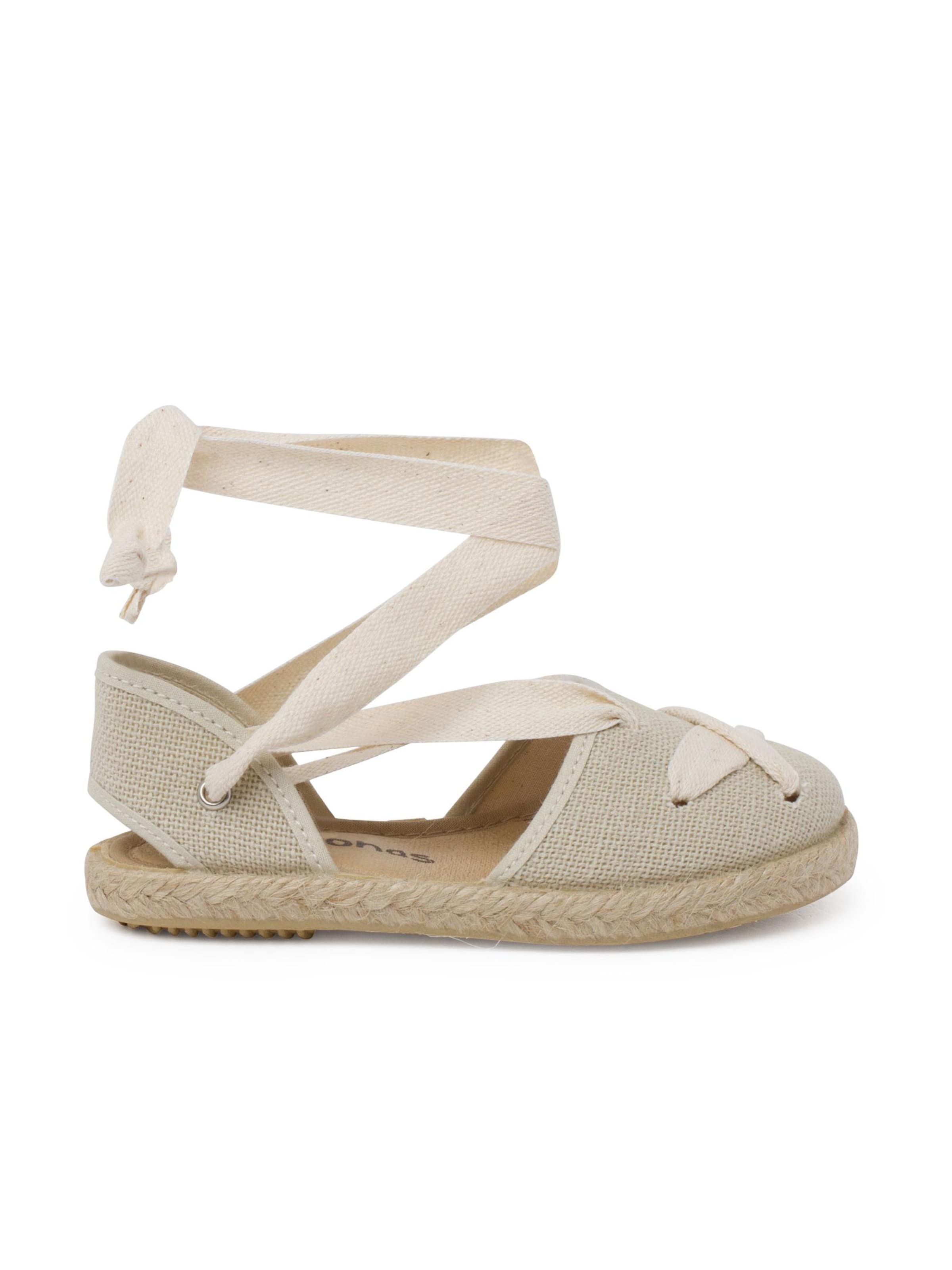 Pisamonas Sandals in Beige: front