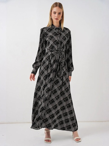 Robe-chemise Bigdart en noir : devant