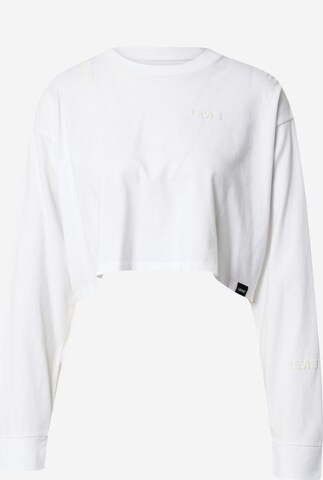 T-shirt 'Graphic Cindy Ls Crop' LEVI'S ® en blanc : devant