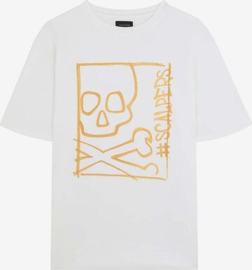 Scalpers Shirt in Wit: voorkant