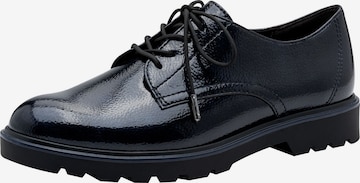 Chaussure à lacets Tamaris en bleu : devant