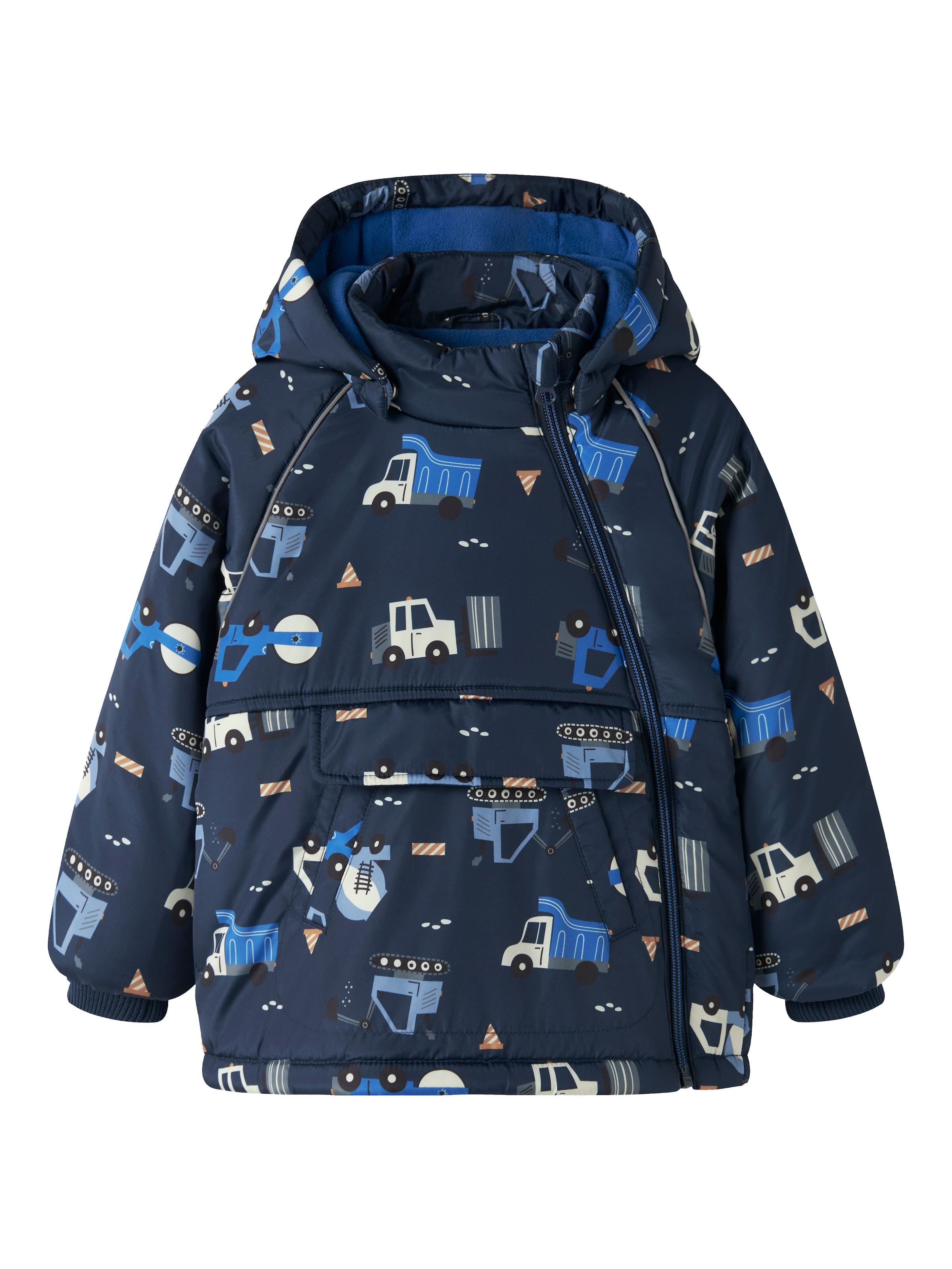 NAME IT Winter Jacket 'NMMMICCO' in Blue: front