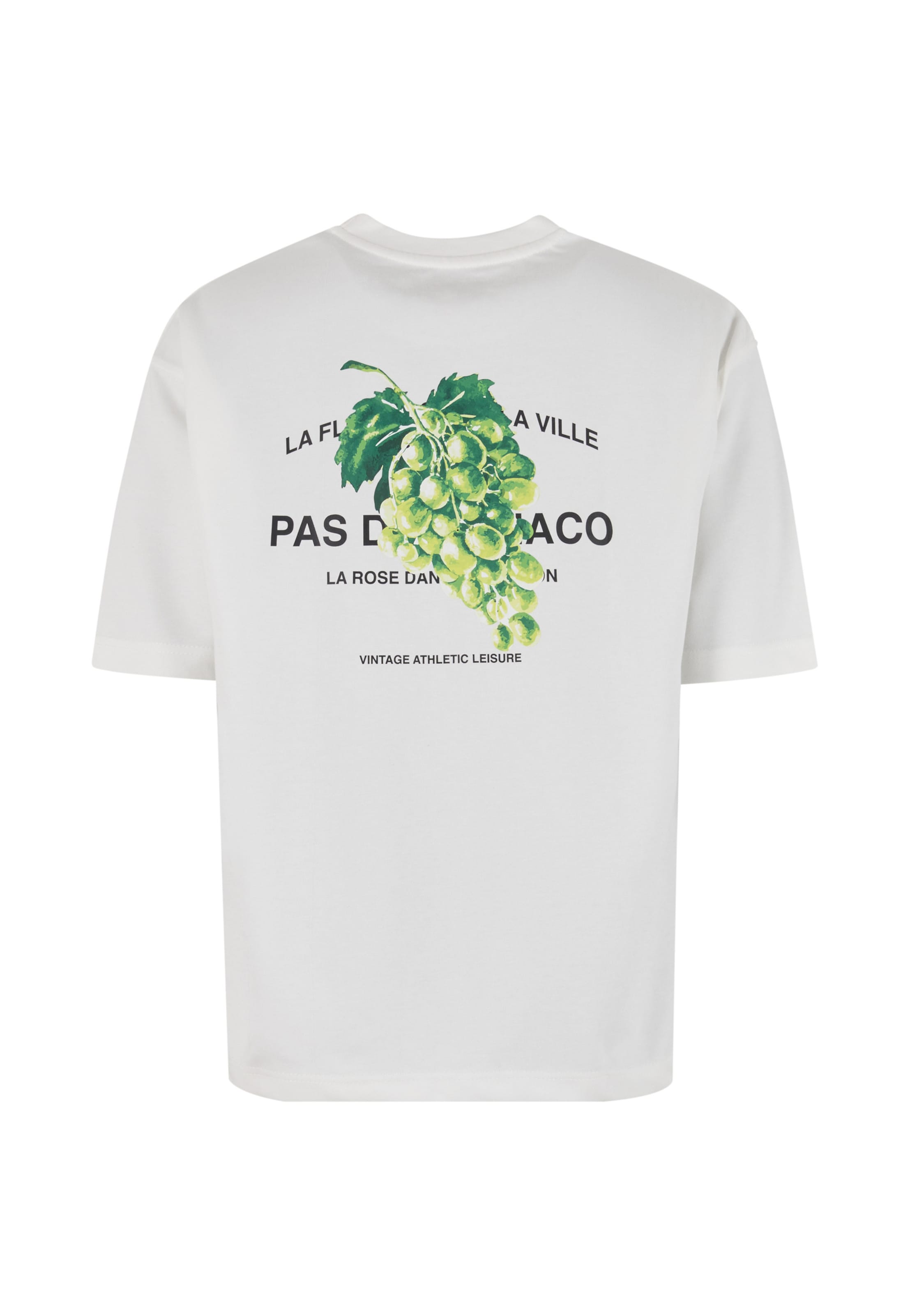T-Shirt 'VERDE' Pas De Monaco en blanc