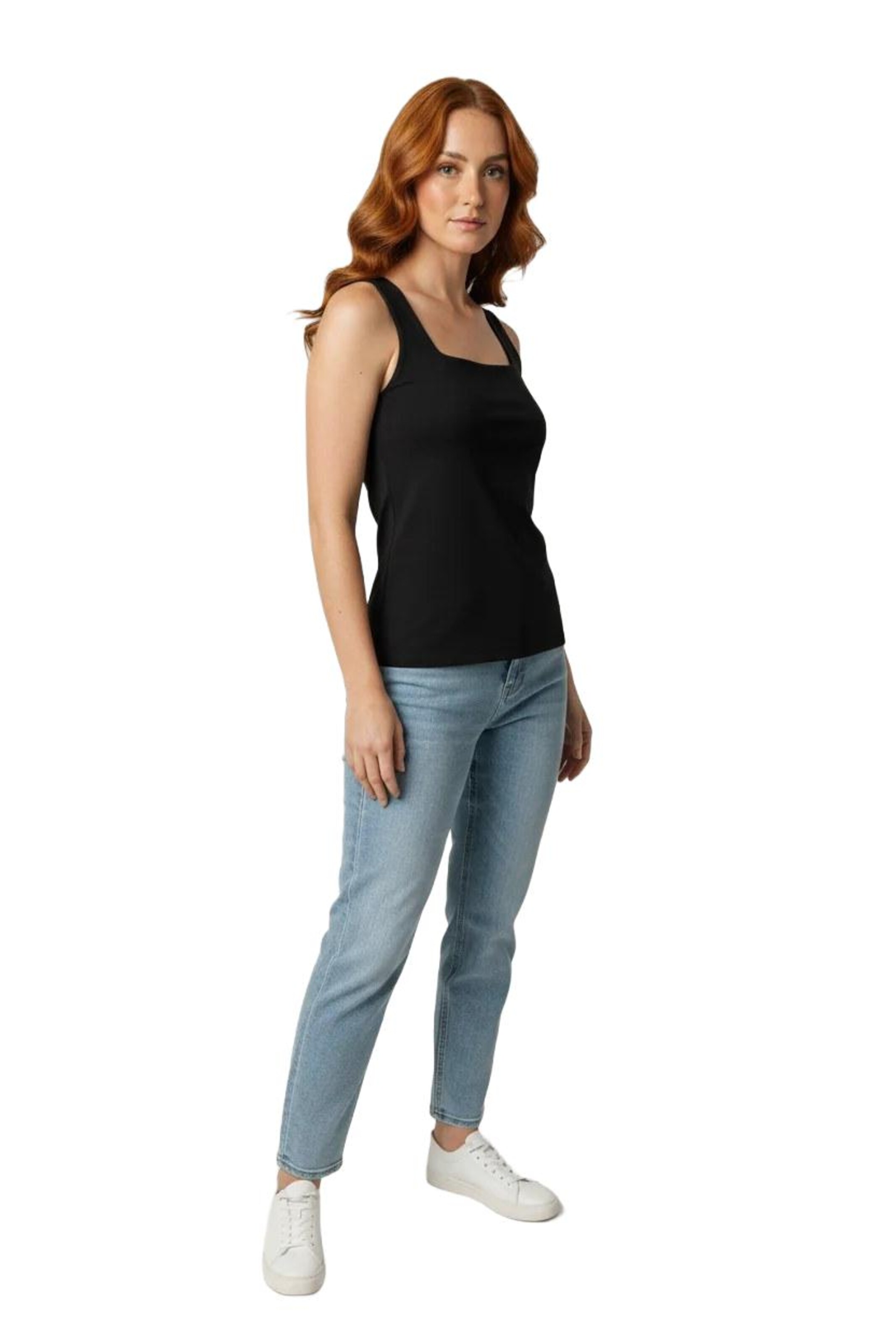 No Matter What Top in Zwart