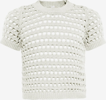 Pull-over BLUE EFFECT en blanc : devant