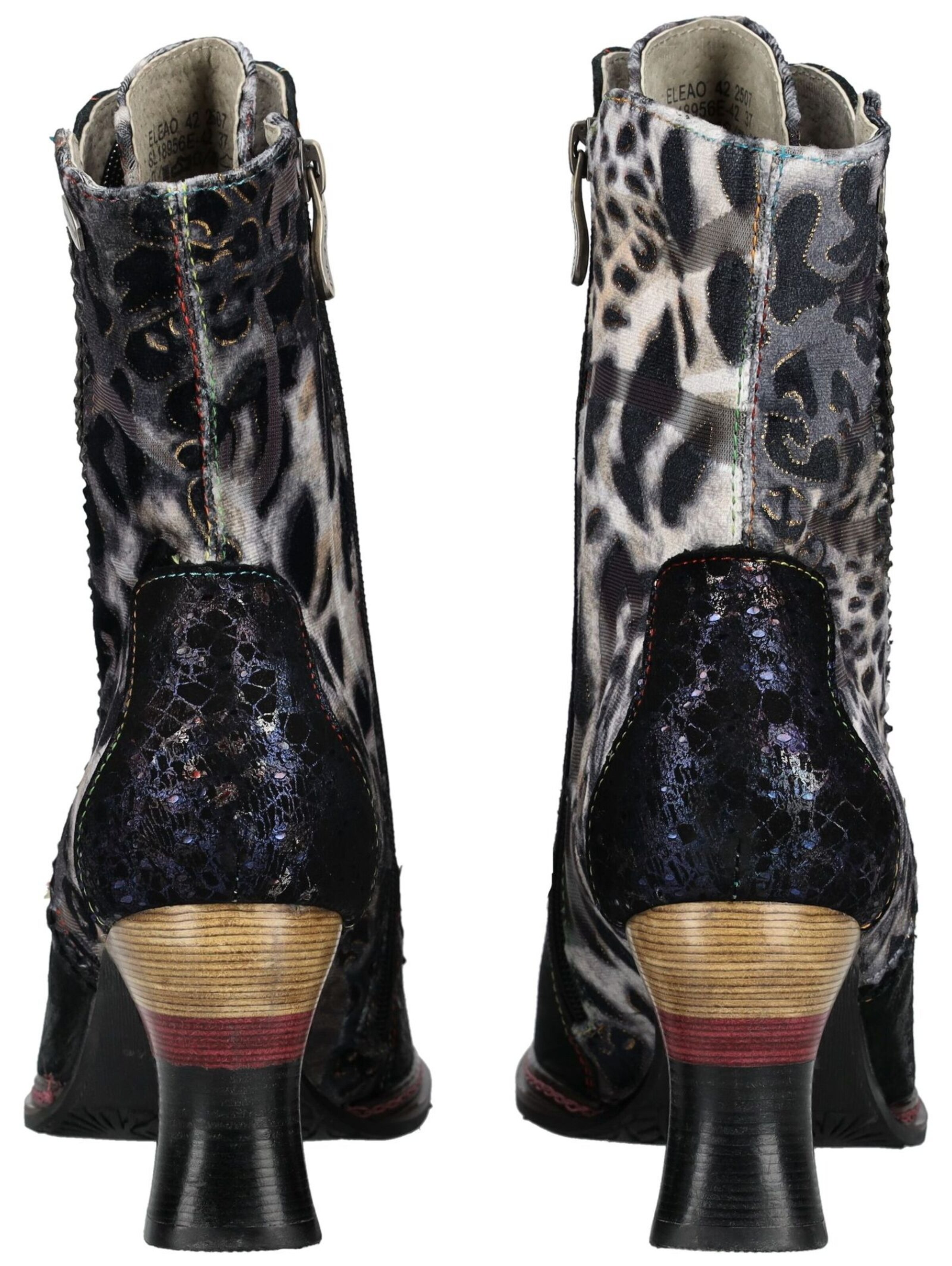 Bottines à lacets Laura Vita en noir