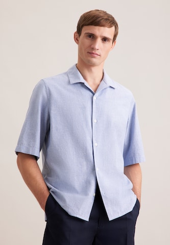 Coupe regular Chemise business SEIDENSTICKER en bleu : devant