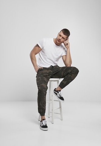 Brandit Tapered Cargo Pants 'Ray' in Green