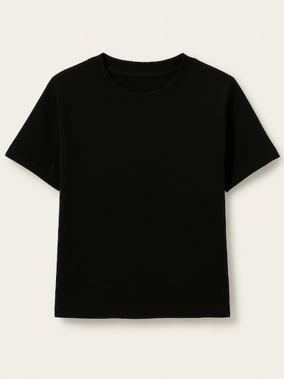 Eoselio T-shirt 'Heavyweight' en noir, Vue avec produit