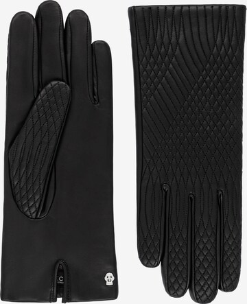 Gants 'Darien' Roeckl en noir : devant