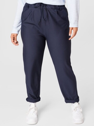 Regular Pantalon 'POPTRASH' ONLY Curve en bleu : devant