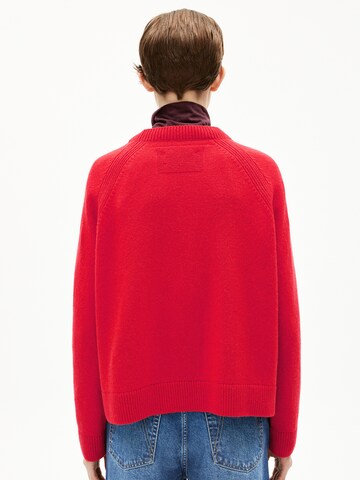 ARMEDANGELS Strickpullover LILIRIAA REGLANA in Rot