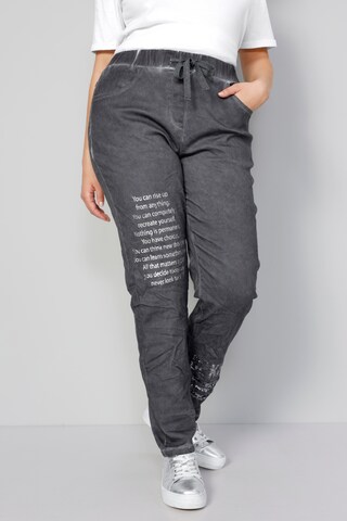 Loosefit Pantalon MIAMODA en gris : devant