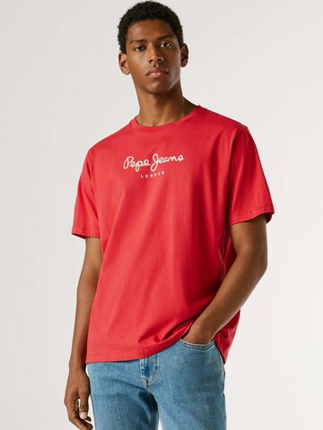 Pepe Jeans Shirt 'Eggo N' in Rood: voorkant