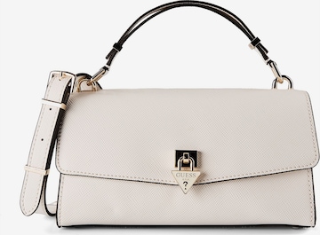 Borsa a mano 'Patsie' di GUESS in bianco: frontale