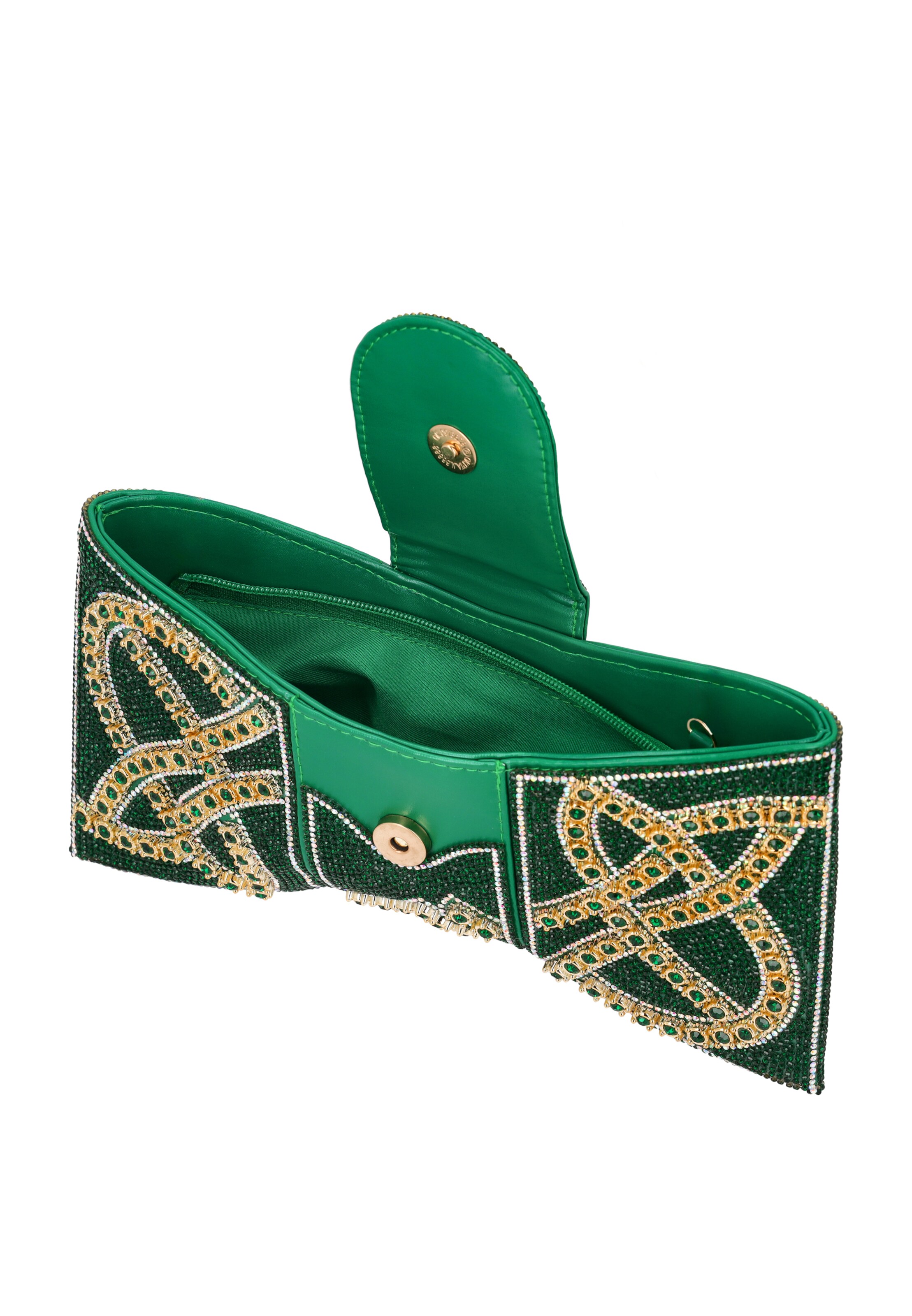 faina Clutch in Groen
