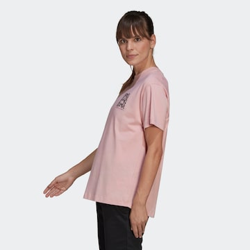 rožinė ADIDAS PERFORMANCE Sportiniai marškinėliai 'Karlie Kloss'