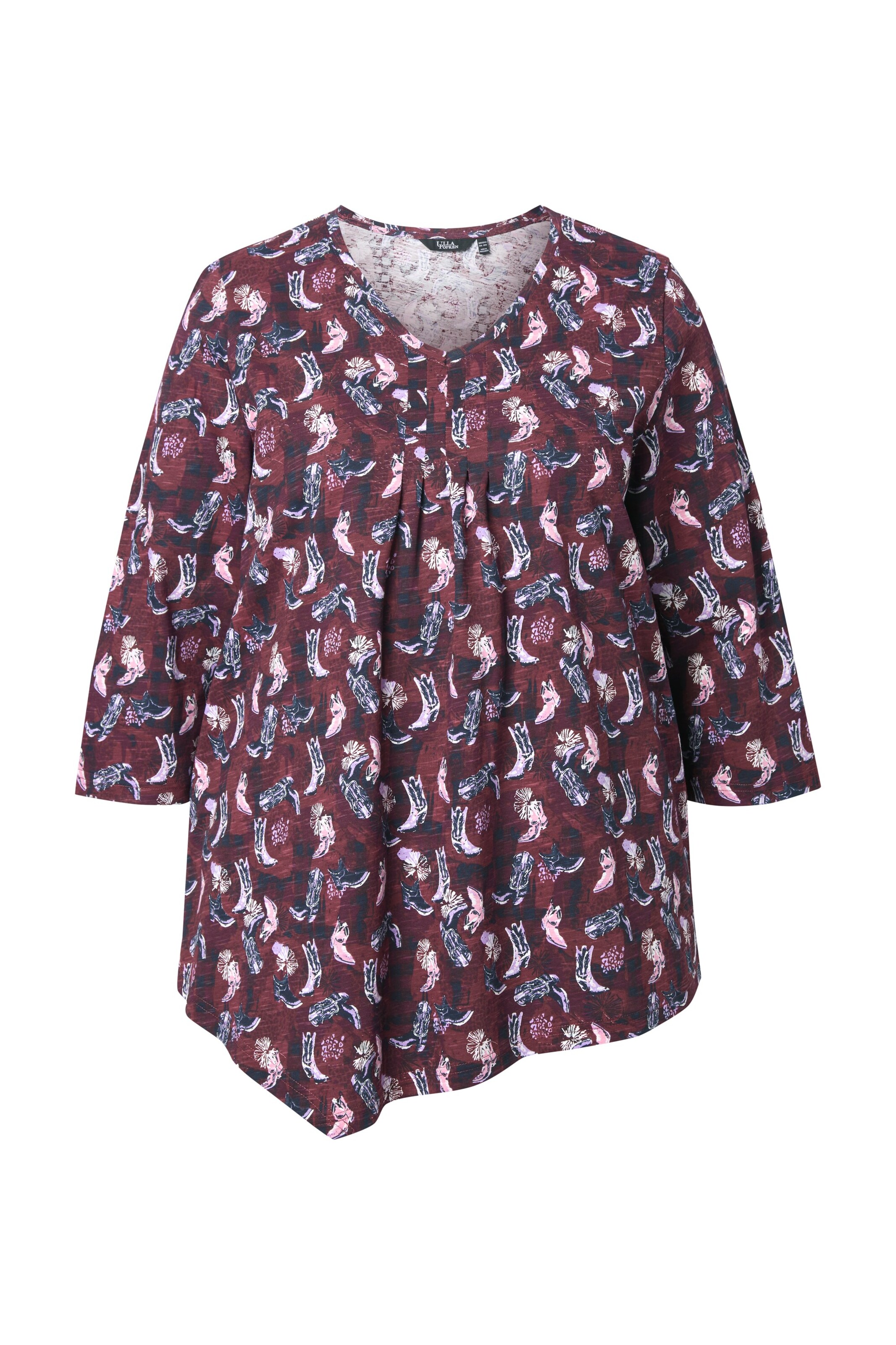 Ulla Popken Bluse in Lila: Vorderseite