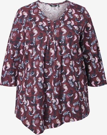 Ulla Popken Bluse in Lila: Vorderseite