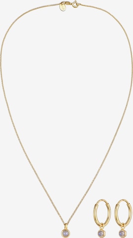 ELLI PREMIUM Jewelry Set in Gold: front