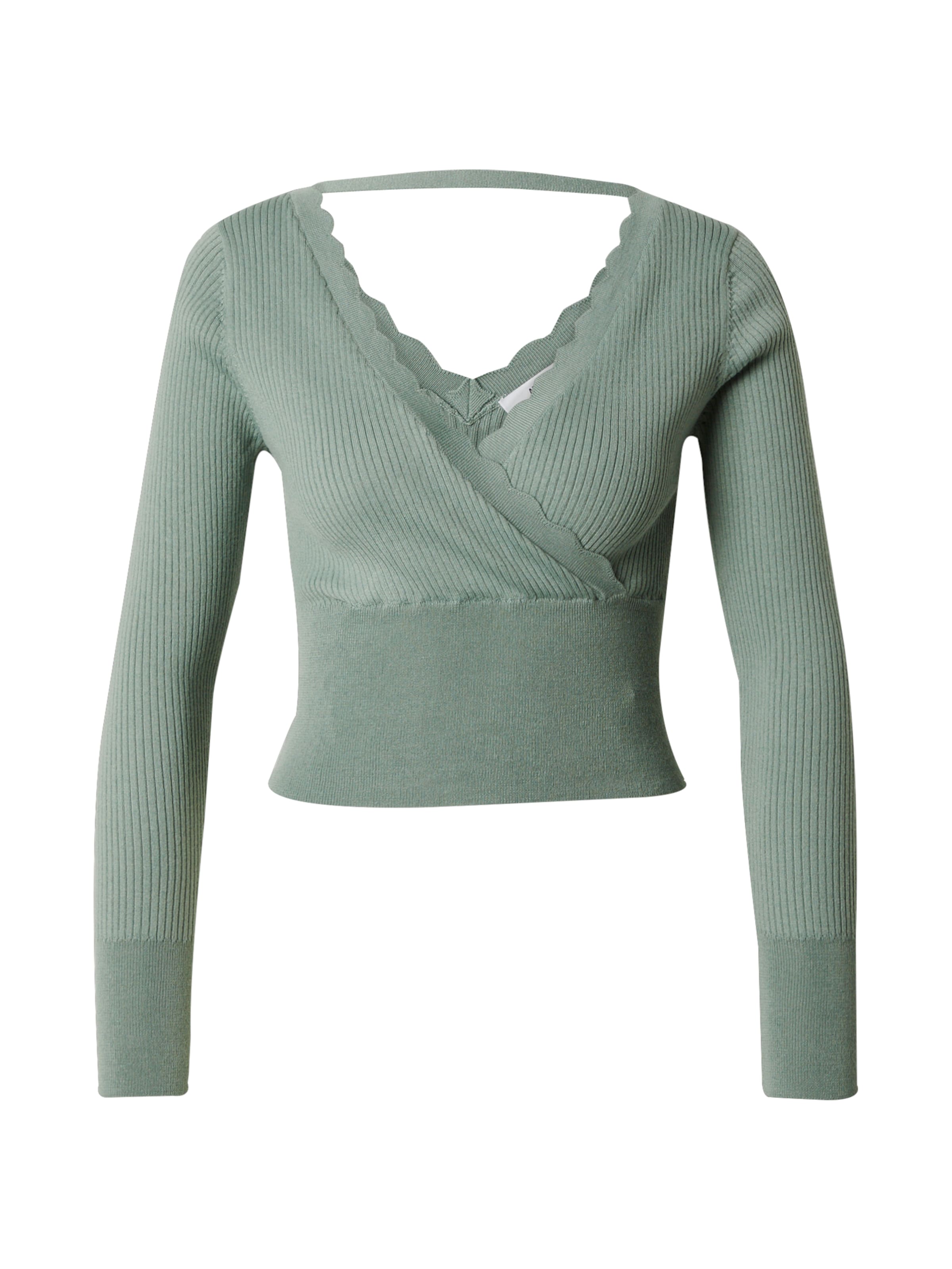 ABOUT YOU Свитер 'Ida' в Зеленый: спереди