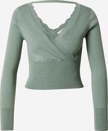 ABOUT YOU Sweater 'Ida' in Green: front