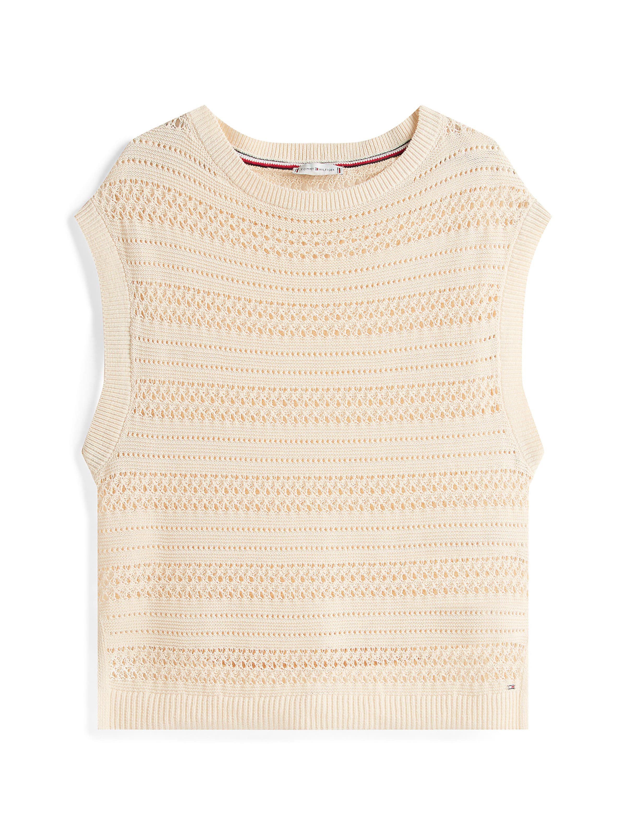 TOMMY HILFIGER Pullover in Beige: Vorderseite