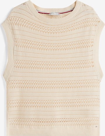 Pull-over TOMMY HILFIGER en beige : devant