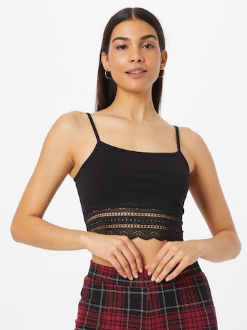 ABOUT YOU Top 'Eve' in Black: front