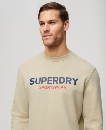 Superdry Sweatshirt in Beige: front