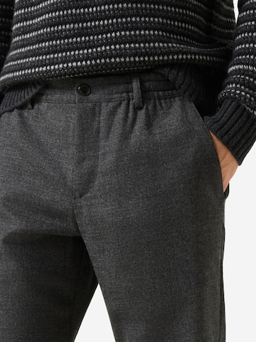BOGNER Regular Pleat-front trousers 'Sergio' in Grey