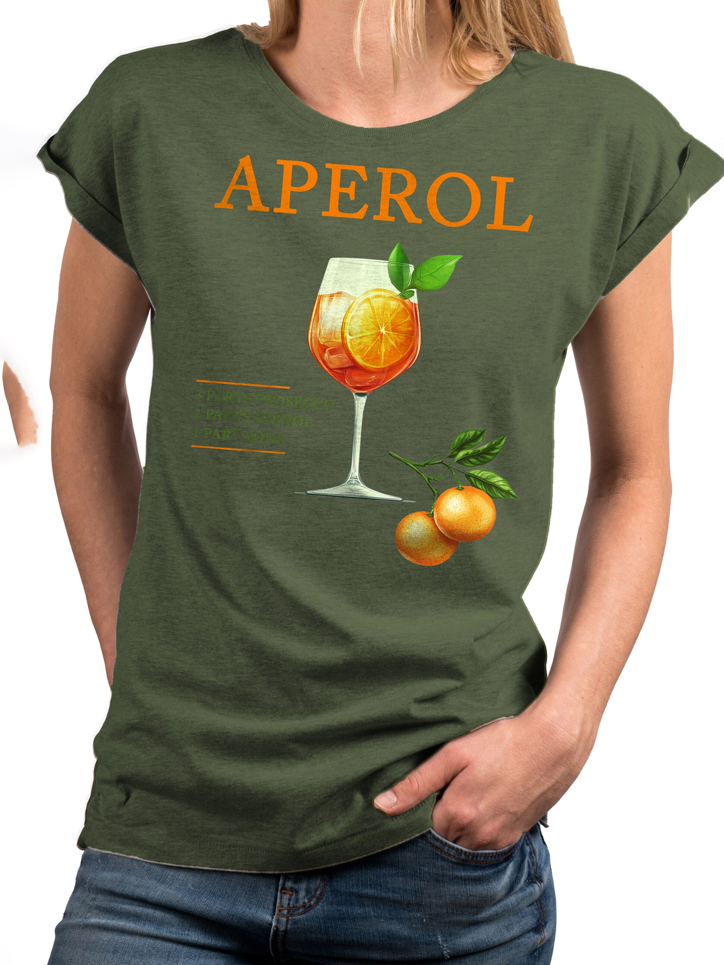 MAKAYA Shirt 'Aperoli' in Green