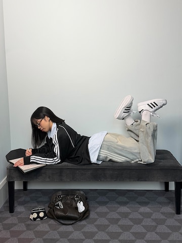 ADIDAS ORIGINALS Sweat jacket 'Adicolor Classics' in Black