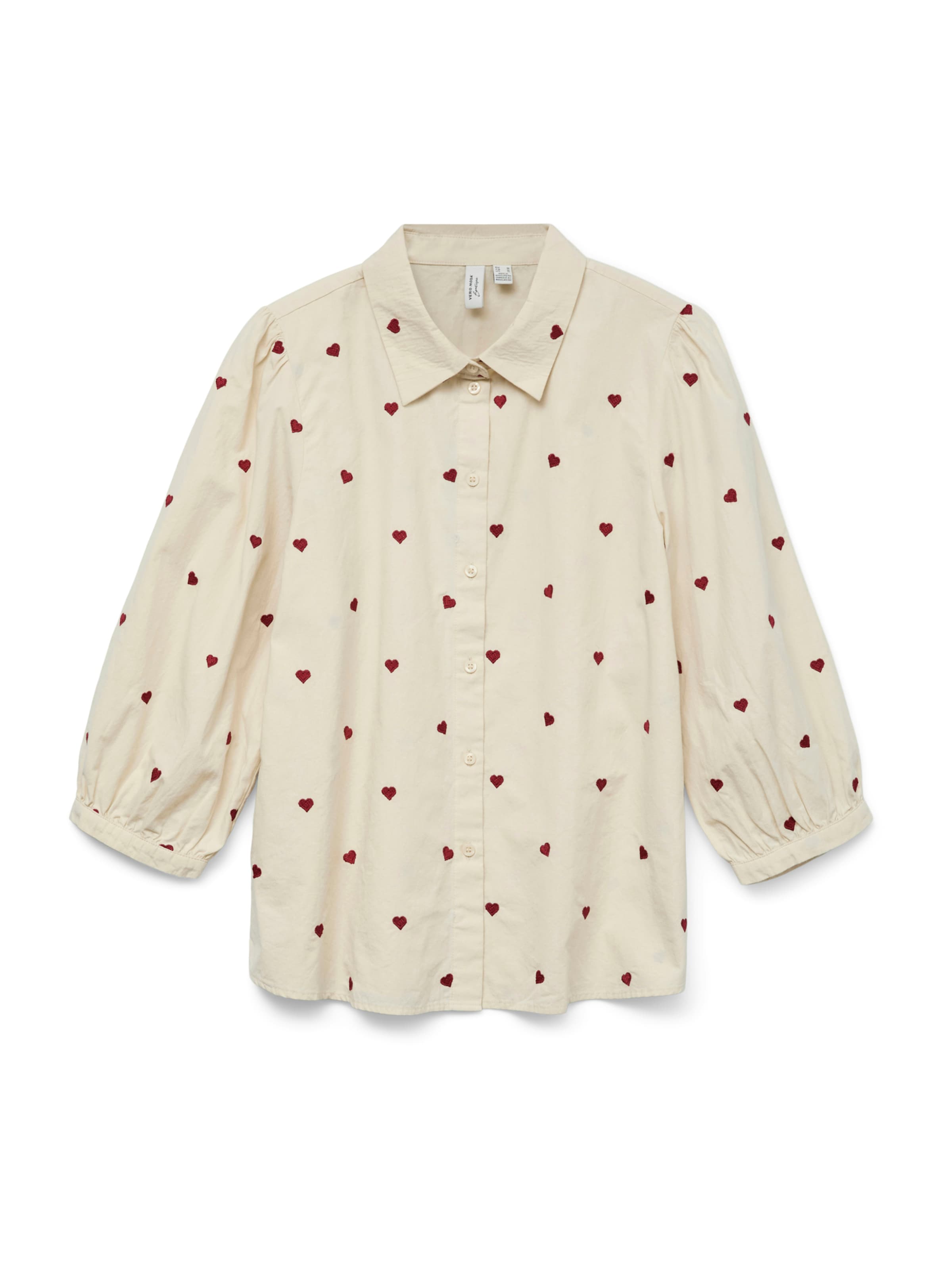 VERO MODA Bluza 'VMFeat' | bež barva: sprednja stran