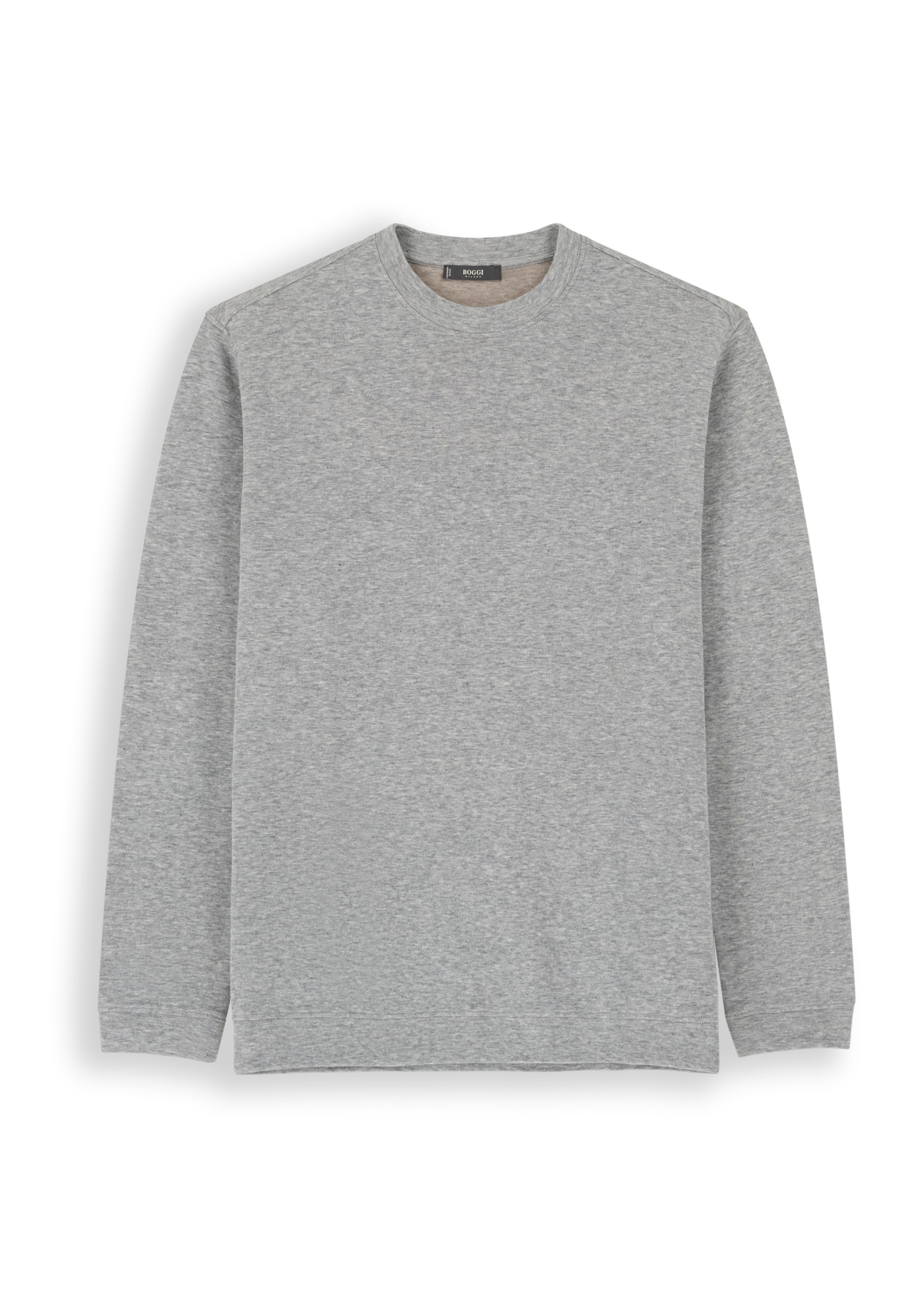 Boggi Milano Shirt in Grijs: voorkant