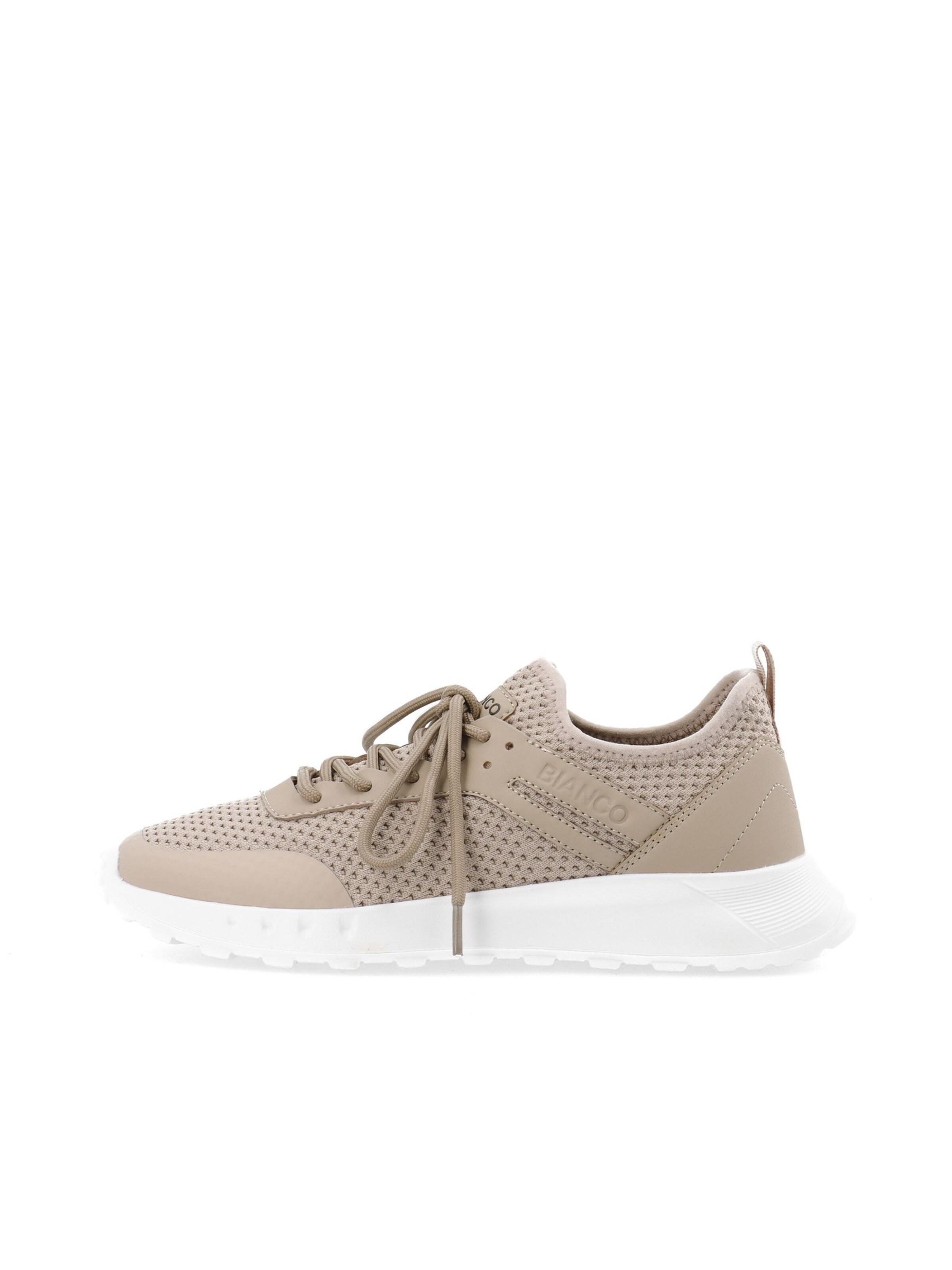 Bianco Platform trainers 'LAUREN' in Beige: front