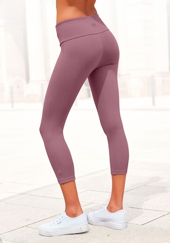 Skinny Pantalon de pyjama LASCANA en marron