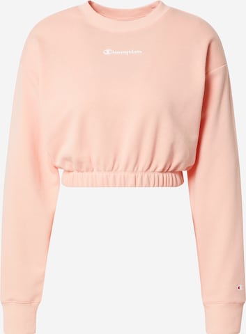 Champion Authentic Athletic Apparel - Sweatshirt de desporto em rosa: frente