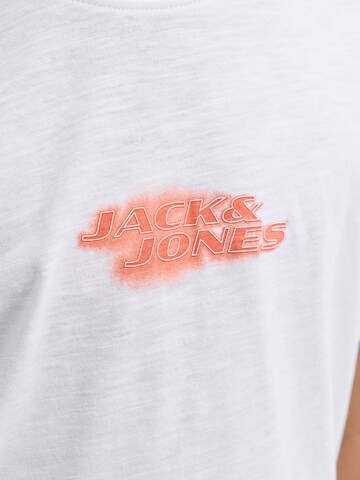 Jack & Jones Junior - Camiseta 'JCOFUSION' en blanco