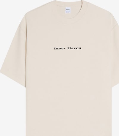 Bershka Paita värissä hiekka / brokadi / musta, Tuotenäkymä