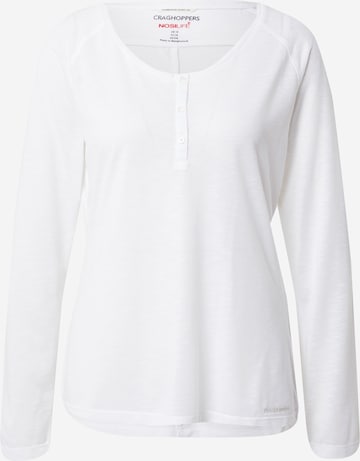 CRAGHOPPERS Sportshirt 'Kayla' in Weiß: front