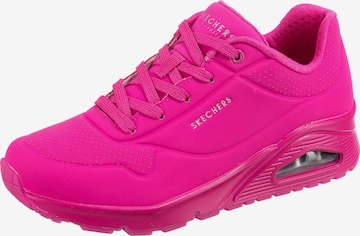 rozā SKECHERS Zemie brīvā laika apavi 'UNO - Night Shades': no priekšpuses