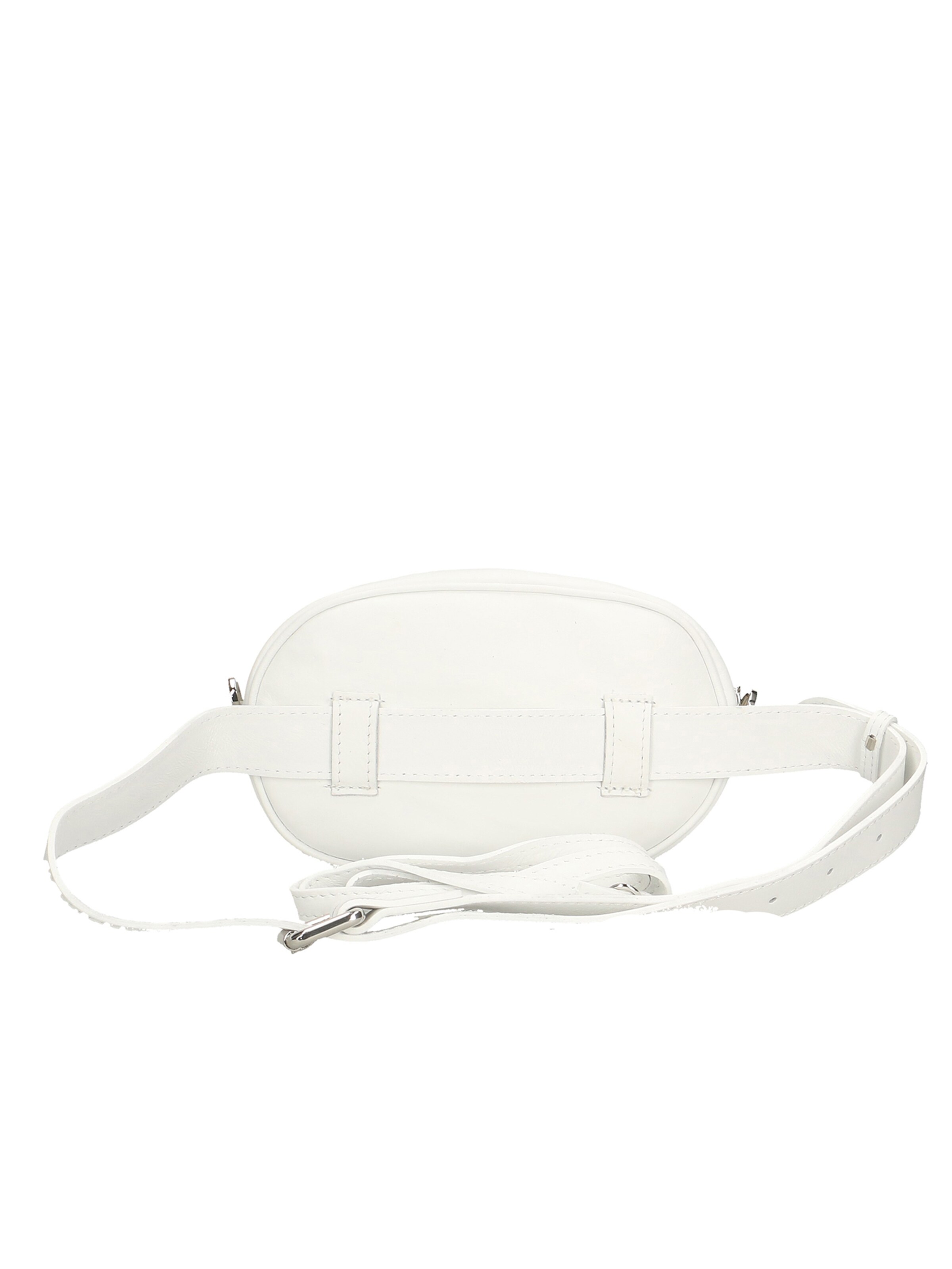 Marsupio 'Marsupio Donna Pelle Sauvage Borchie Elysa - Made in Italy' di Gave Lux in bianco