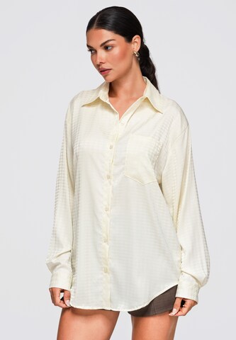 Ombre Blouse in Beige