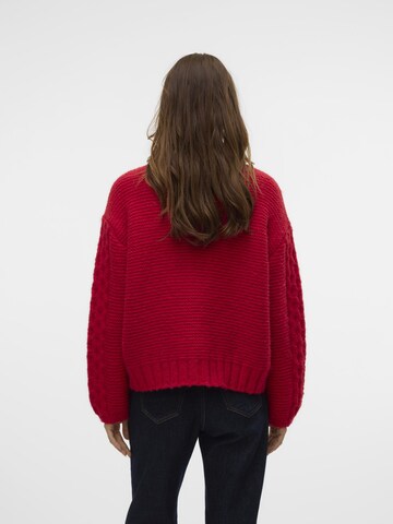 VERO MODA Sweater 'VMDove' in Red