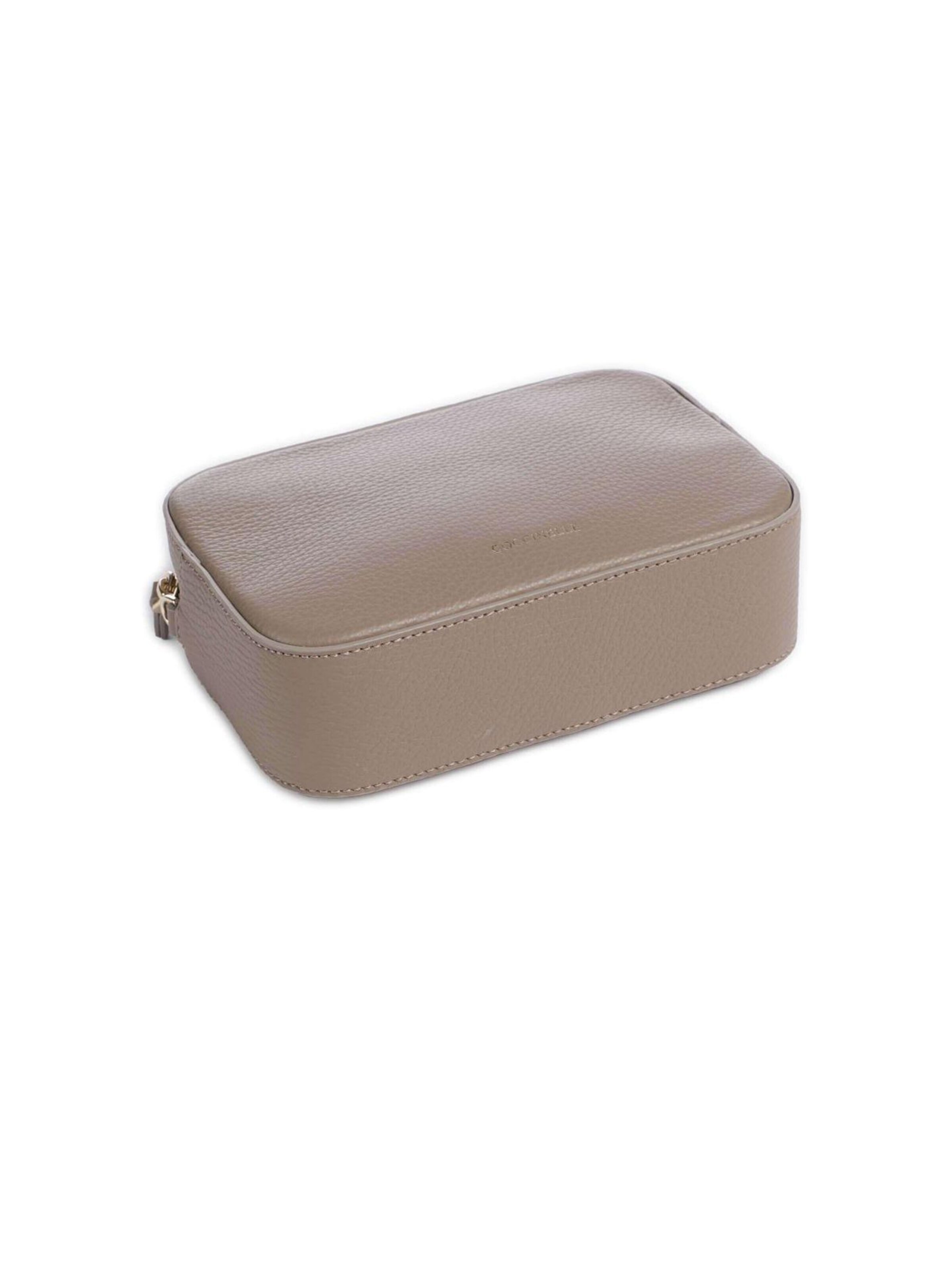 Coccinelle - Bolso de hombro 'Tebe Mini Bag Grained Leather 19x13x6 cm' en gris